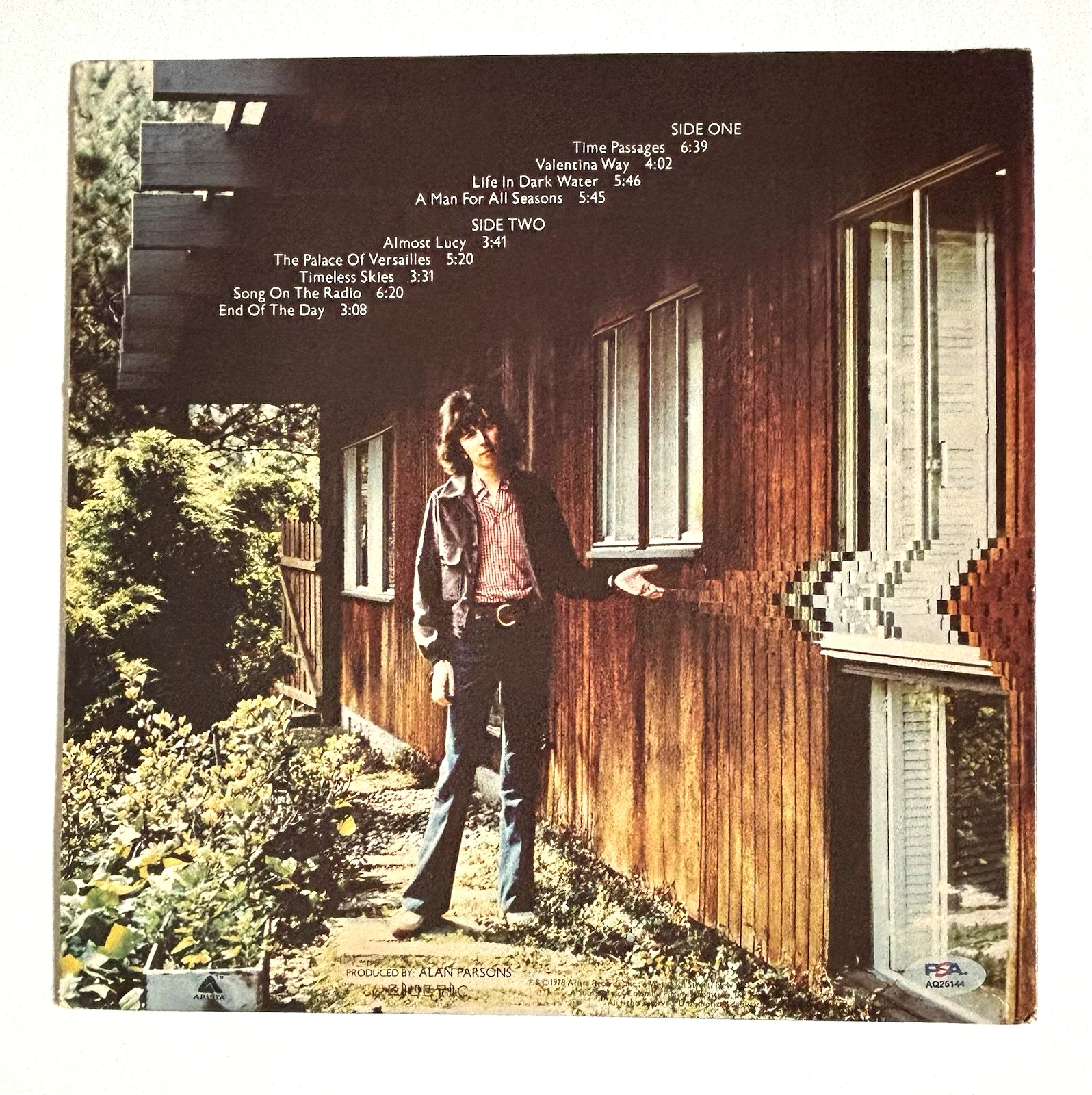 AL STEWART Signed TIME PASSAGES LP Vinyl Album PSA DNA COA Year Of The Cat, изображение 3