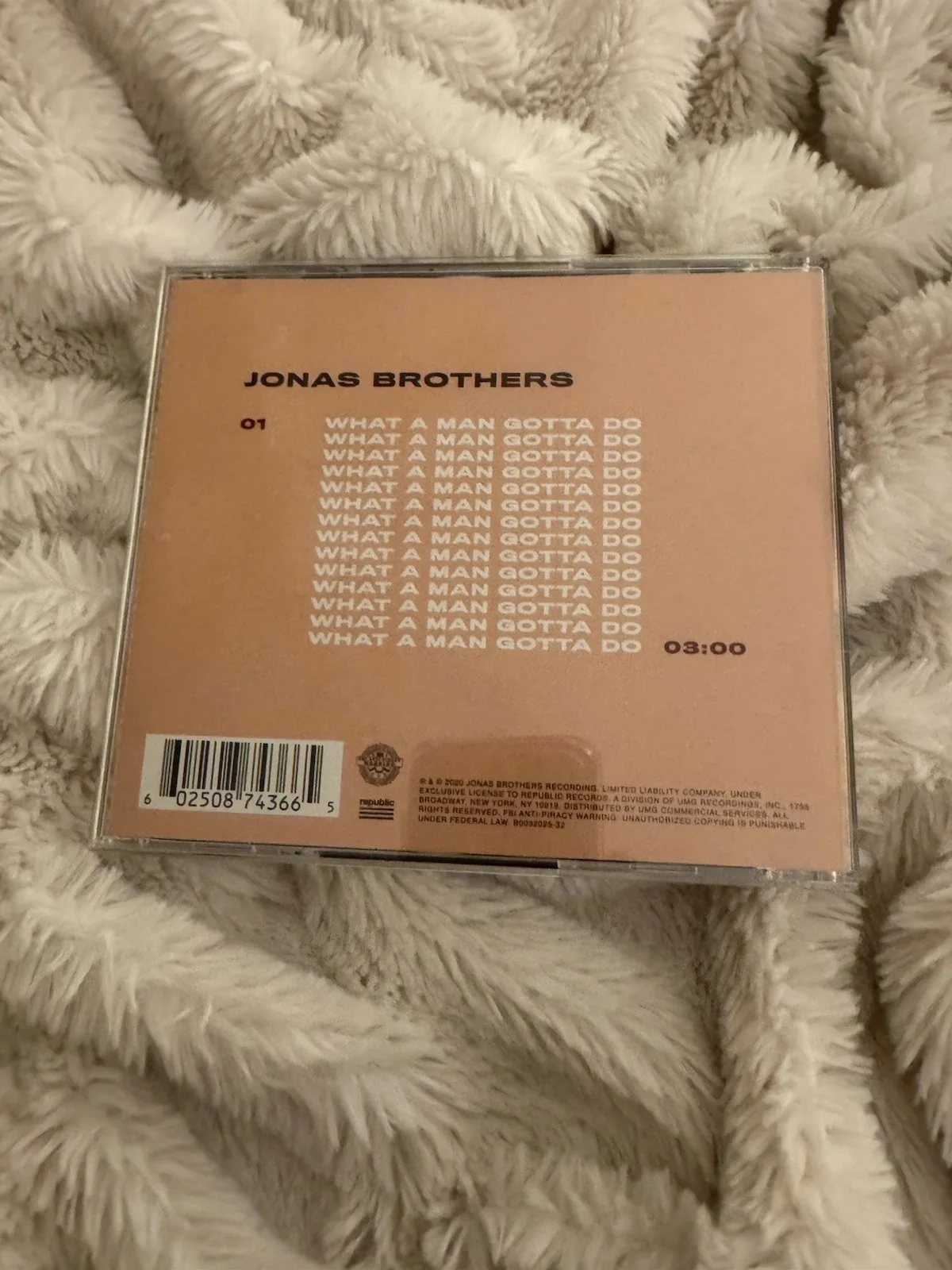 Jonas Brothers SIGNED by Joe Jonas “What a Man Gotta Do” CD & Booklet, изображение 3