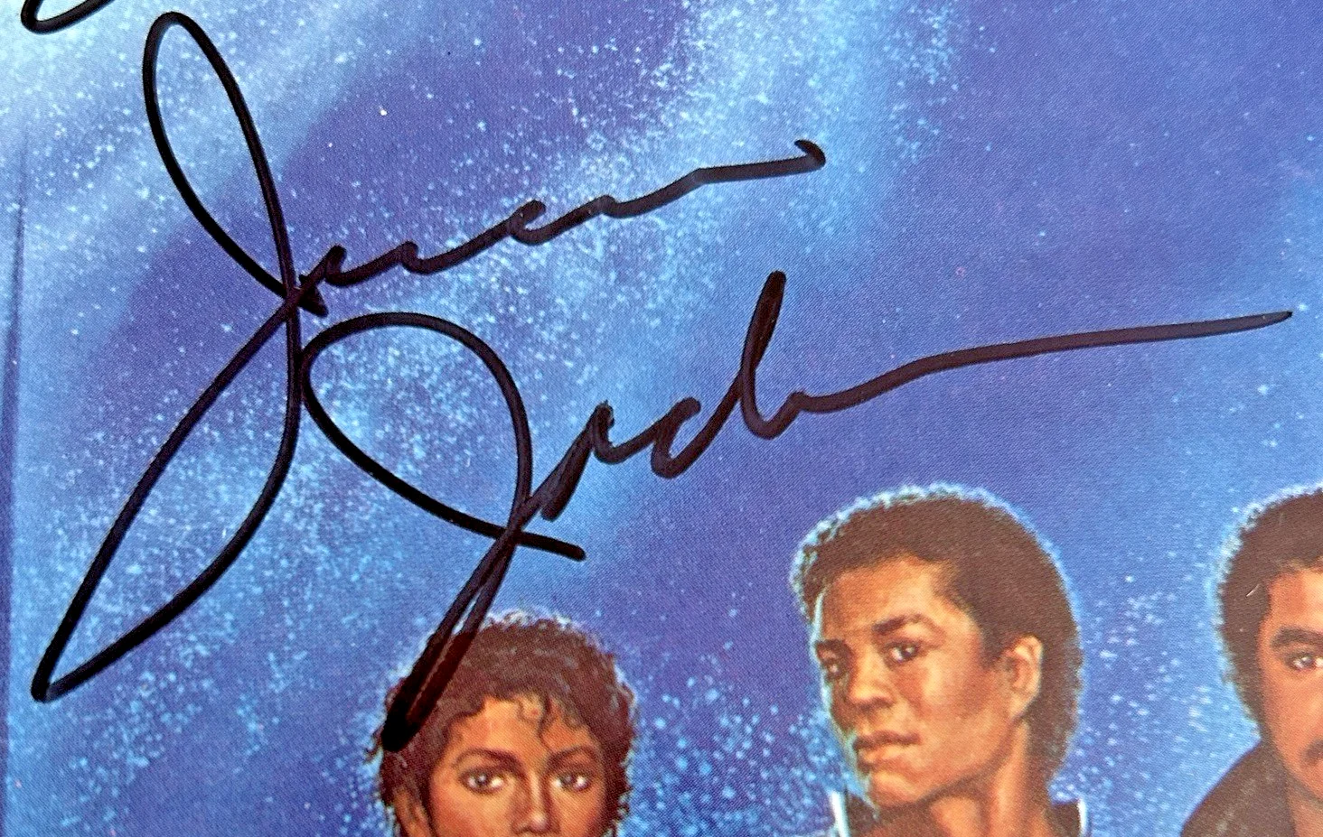 Michael Jackson Signed Victory LP The Jacksons x5 Autographs Full Band COA Rare, изображение 5
