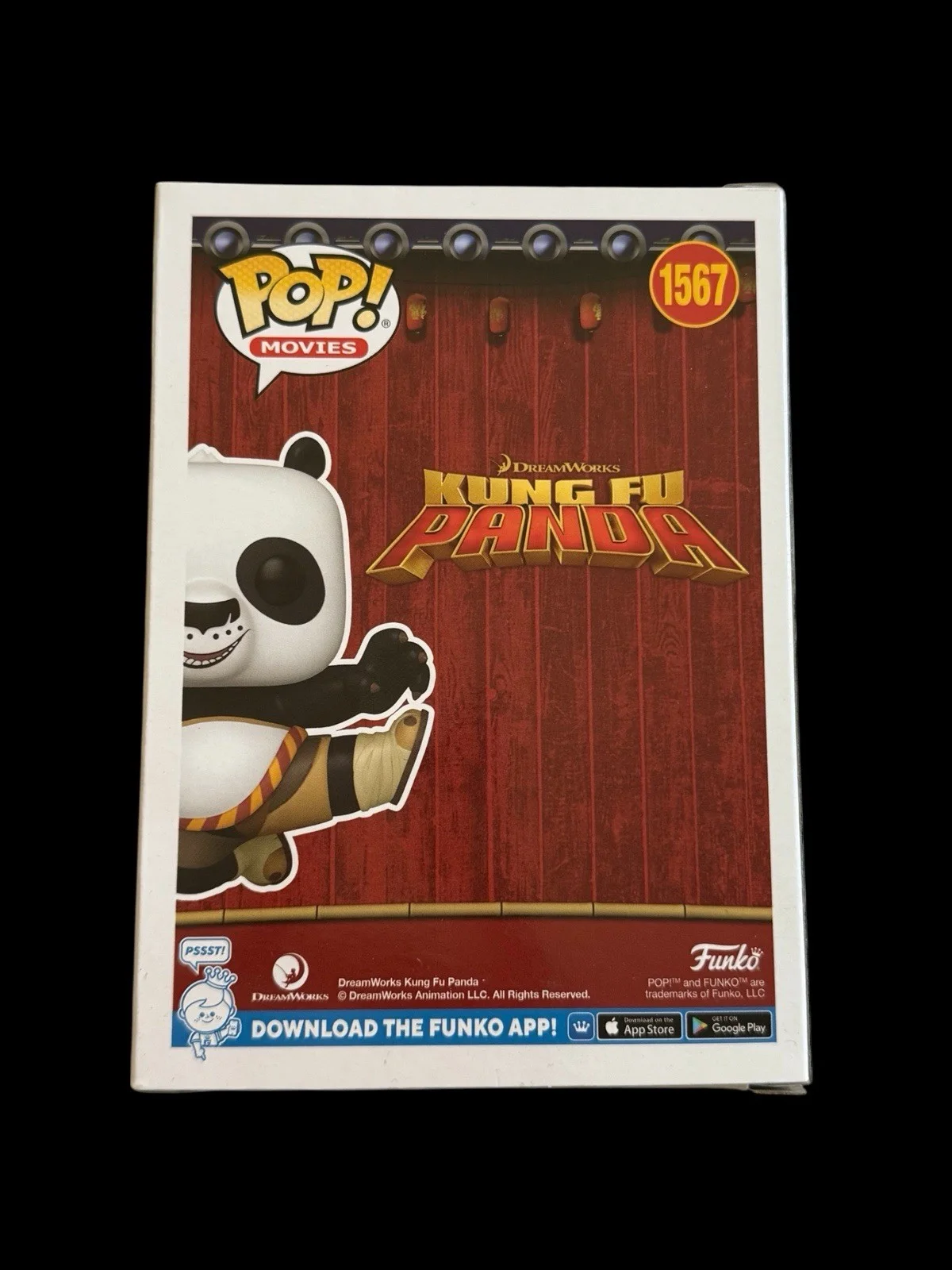 Jack Black — JACK BLACK SIGNED PO AUTOGRAPH KUNG FU PANDA FUNKO 1567 PSA AP47755 W/PROOF, image 4