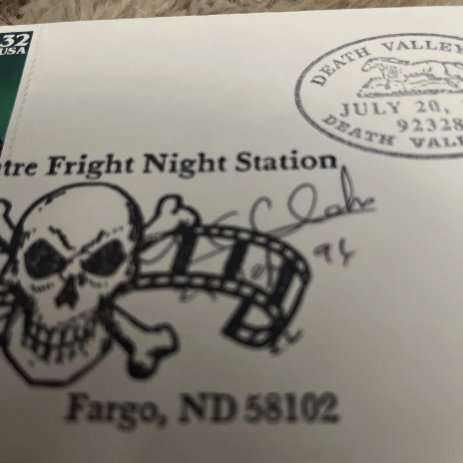 Arthur C. Clarke Signed FDC Autographed Science Fiction Writer Author, image 2
