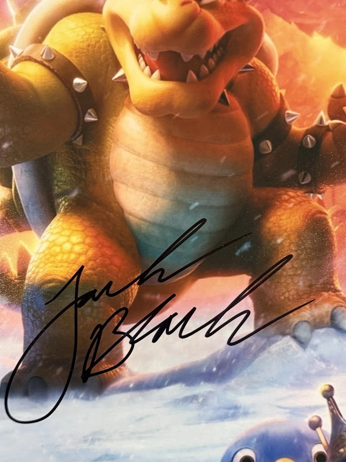 Jack Black — JACK BLACK SIGNED 12x18 PHOTO THE MARIO BROS MOVIE AUTOGRAPH BECKETT BQ95647-C, изображение 3