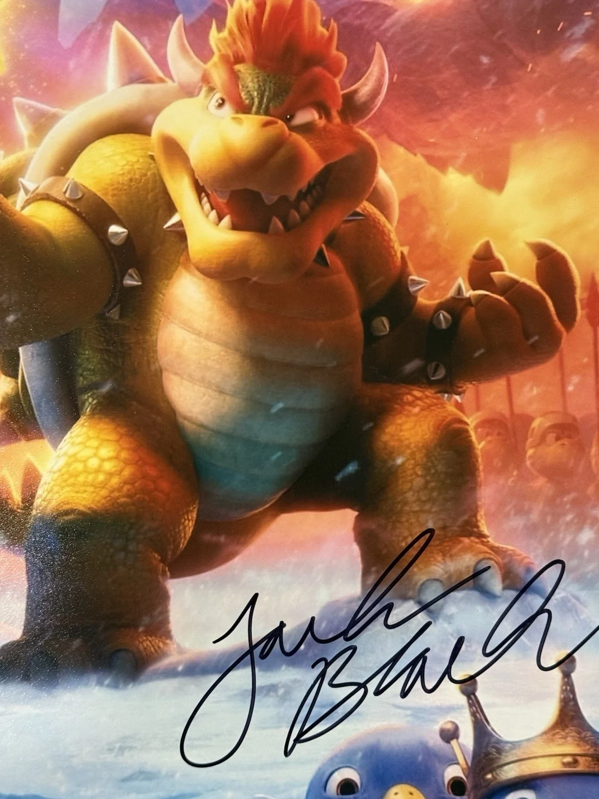 Jack Black — JACK BLACK SIGNED 12x18 PHOTO THE MARIO BROS MOVIE AUTOGRAPH BECKETT BQ95648-B, изображение 2