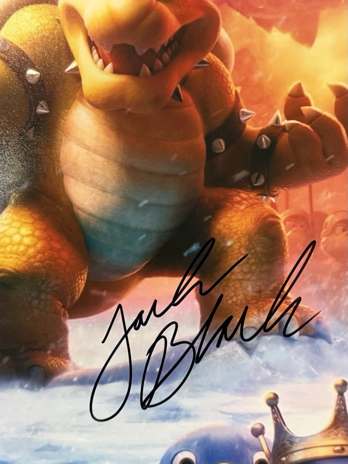 Jack Black — JACK BLACK SIGNED 12x18 PHOTO THE MARIO BROS MOVIE AUTOGRAPH BECKETT BQ95649-A, изображение 2