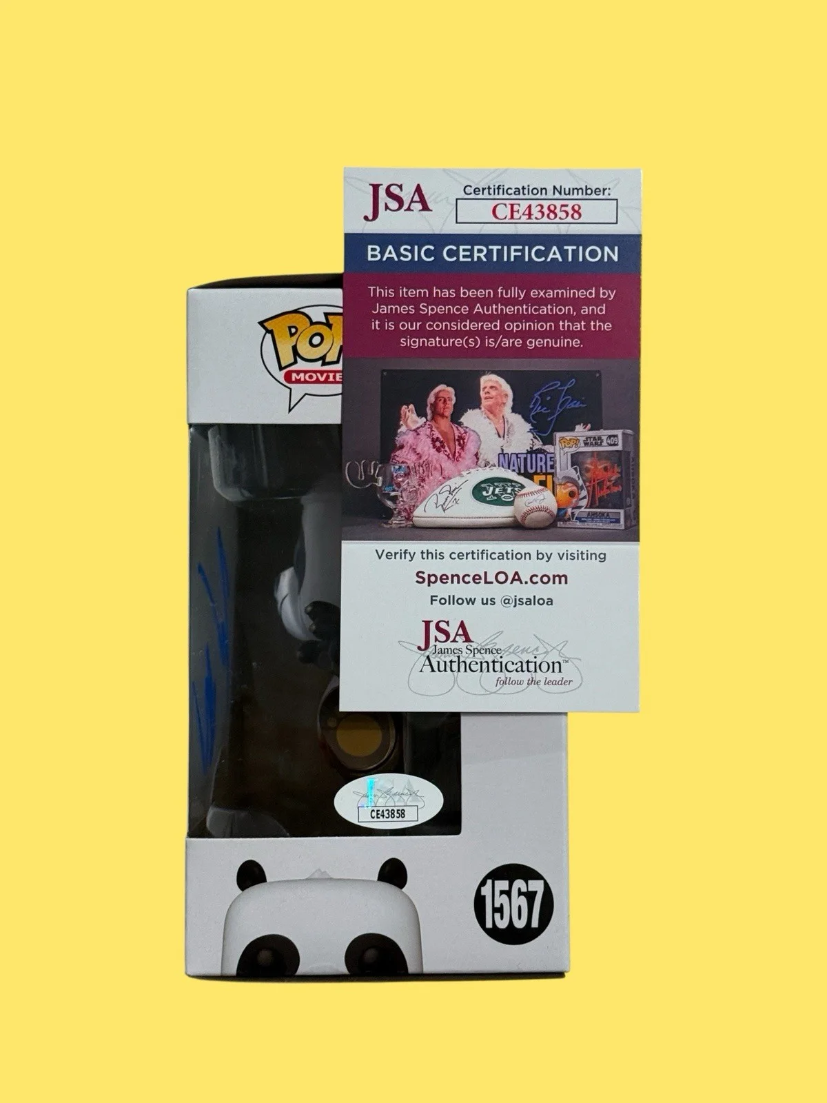Jack Black — JACK BLACK SIGNED PO AUTOGRAPH KUNG FU PANDA FUNKO 1567 JSA CE43858, image 3