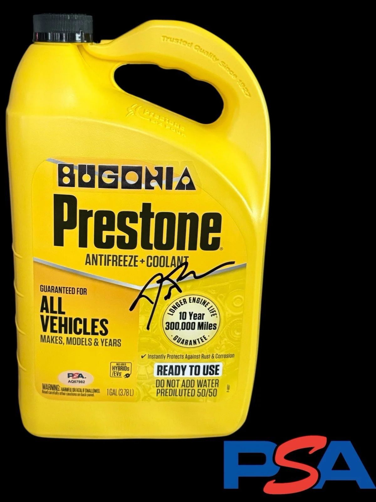 Jesse Plemons — JESSSE PLEMONS SIGNED BOGONIA ANTIFREEZE EMPTY PROP PSA AUTHENTICATION (A