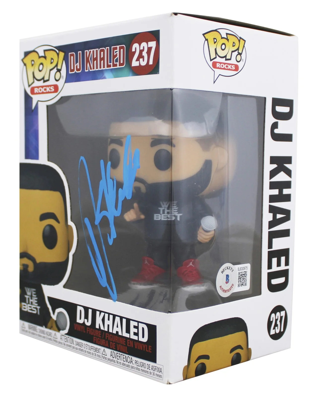 D.J. Khaled — D.J. Khaled Authentic Signed D.J. Khaled #237 Funko Pop Vinyl Figure BAS, image 2
