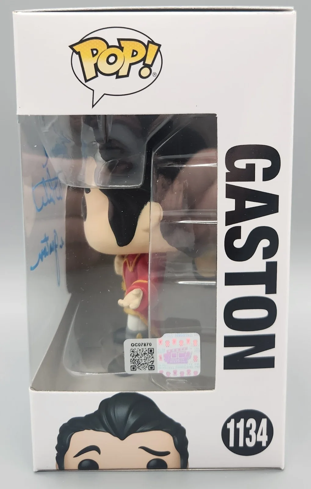 Richard White — Signed Richard White Gaston Beauty And The Beast 1134 Funko Pop OC Celebrity COA, изображение 4