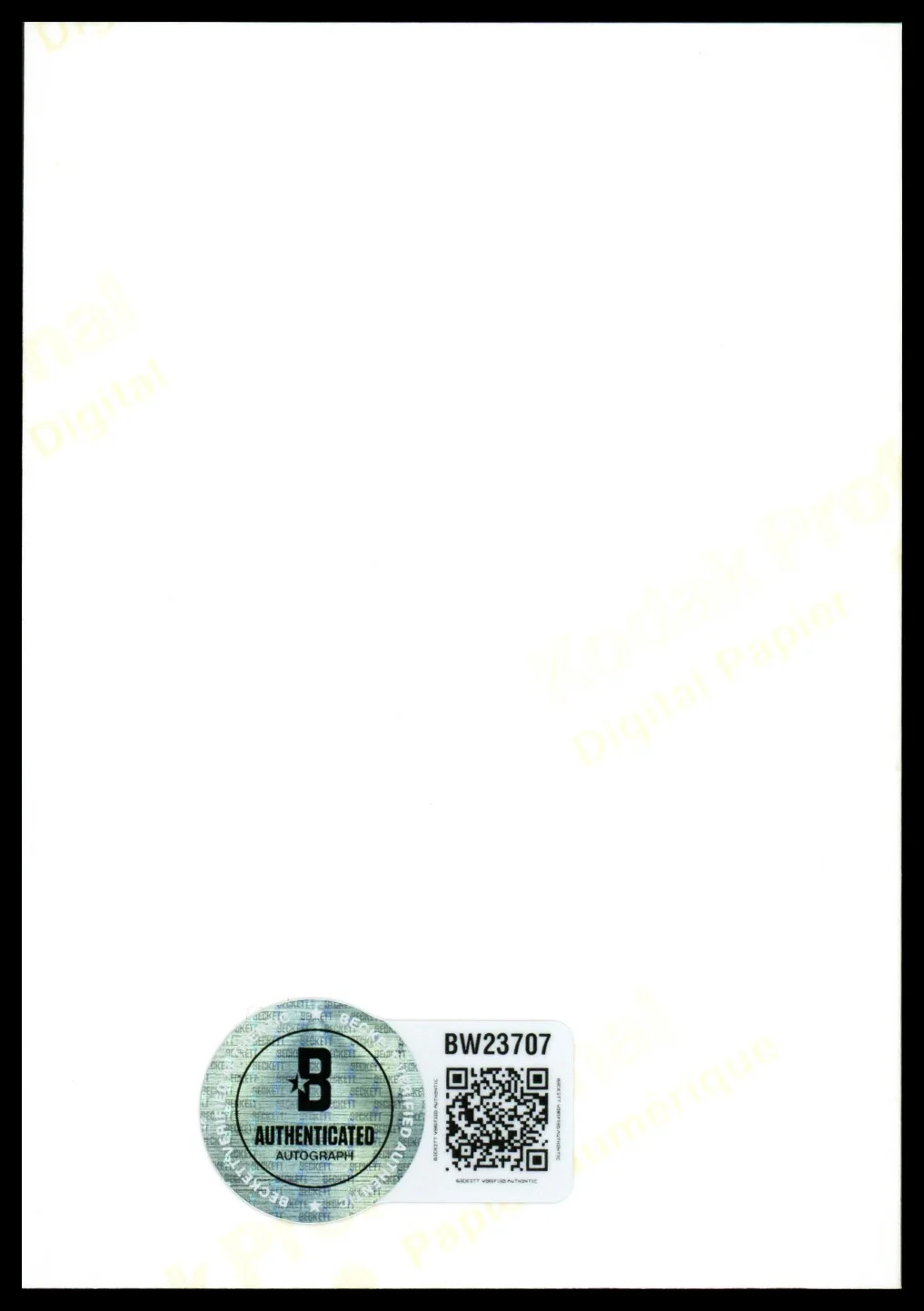 Chevy Chase — Chevy Chase Autographed 2.5x3.5 Photo Caddyshack Beckett BAS QR, изображение 2