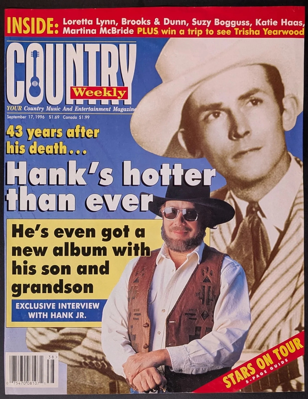 Country Music Singer David Lee Murphy Signed Autographed Magazine Cover American, image 3