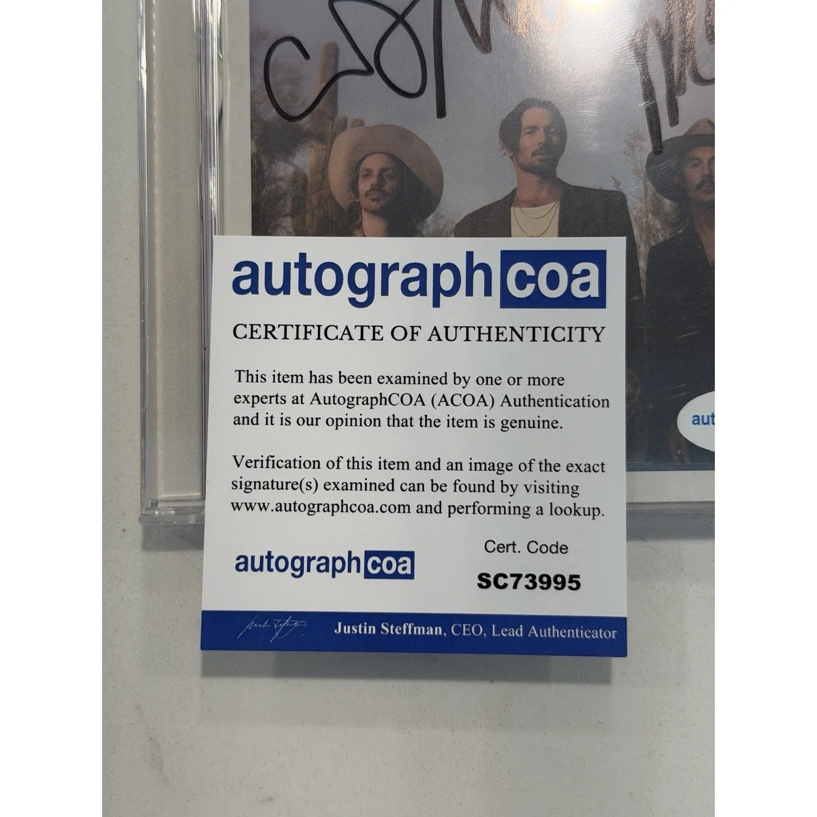 Midland The Last Resort: Greetings From Signed CD Autographed COA #1, image 2