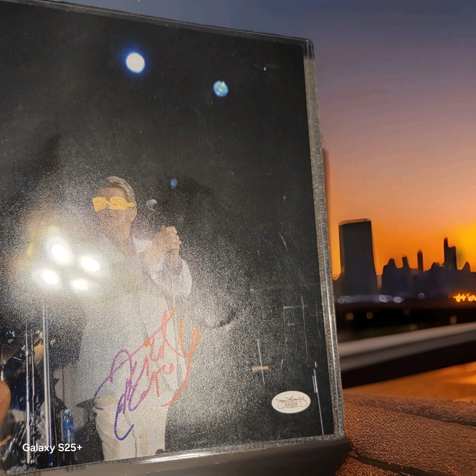 Chicago Peter Cetera Signed 8x10 Photo Jsa . With Artwork: Glasses! GloryofLOVE, image 4