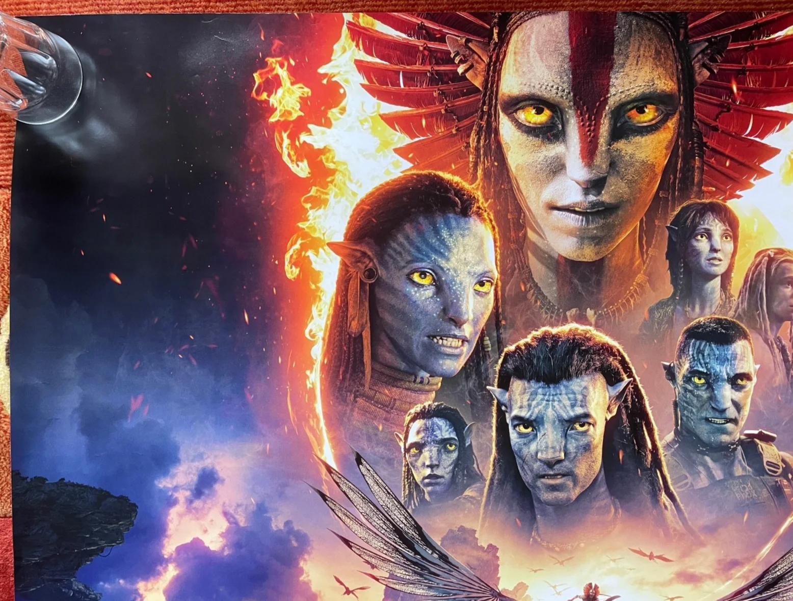 AVATAR: FIRE AND ASH (2025) Original UK Quad Movie Poster James Cameron, изображение 2