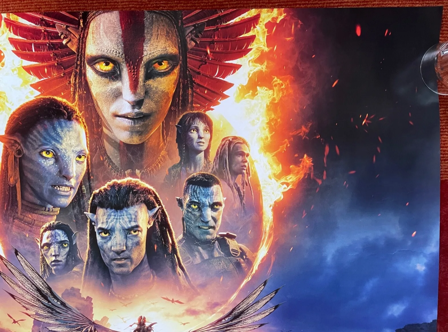 AVATAR: FIRE AND ASH (2025) Original UK Quad Movie Poster James Cameron, изображение 3