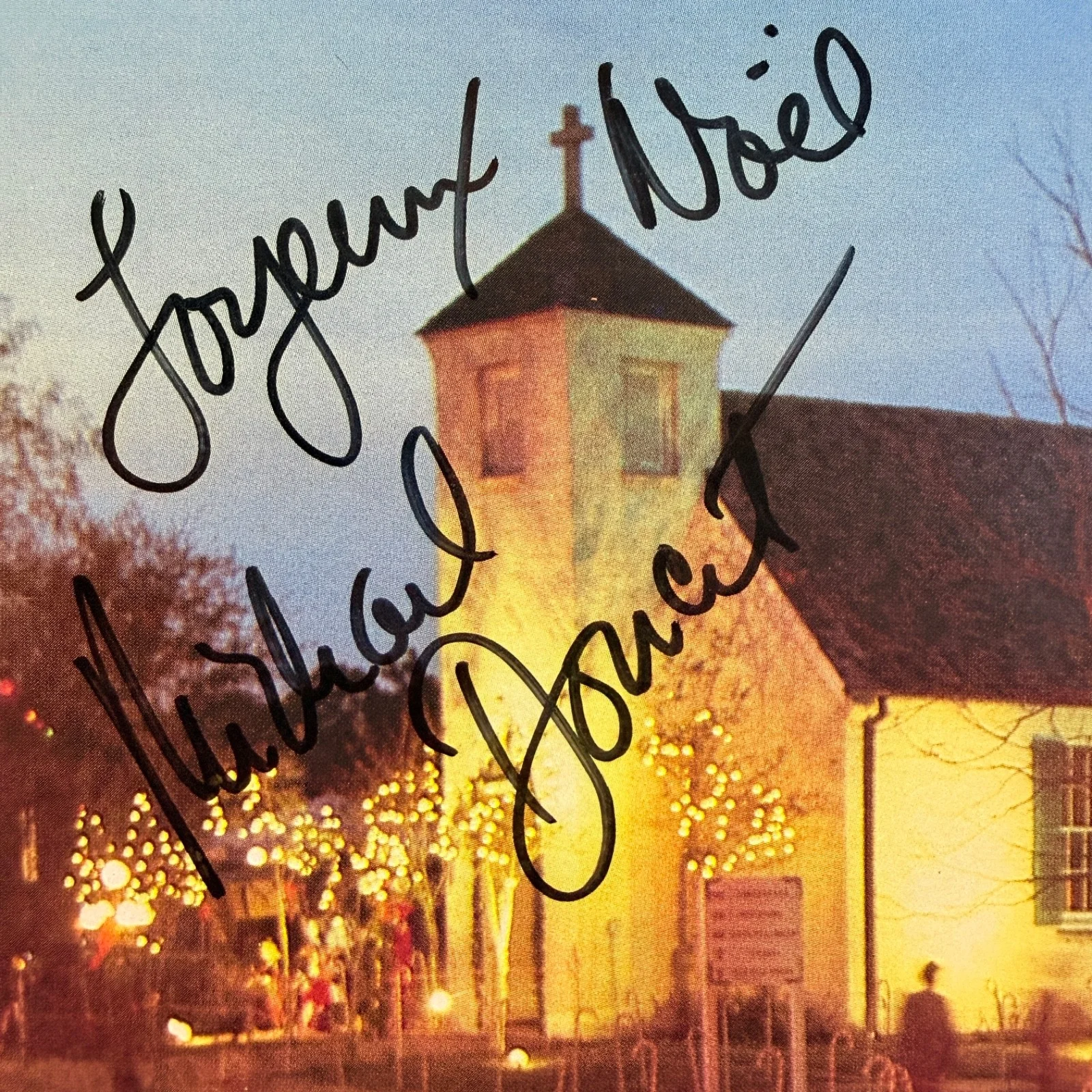 AUTOGRAPHED Michael Doucet - Christmas Bayou - USA VINYL ISSUE 1986 LP-6064 NM, изображение 2