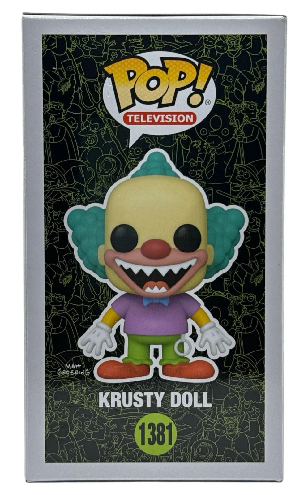 Matt Groening — Matt Groening Signed & Sketch The Simpsons Krusty Doll Funko Pop PSA COA, изображение 3