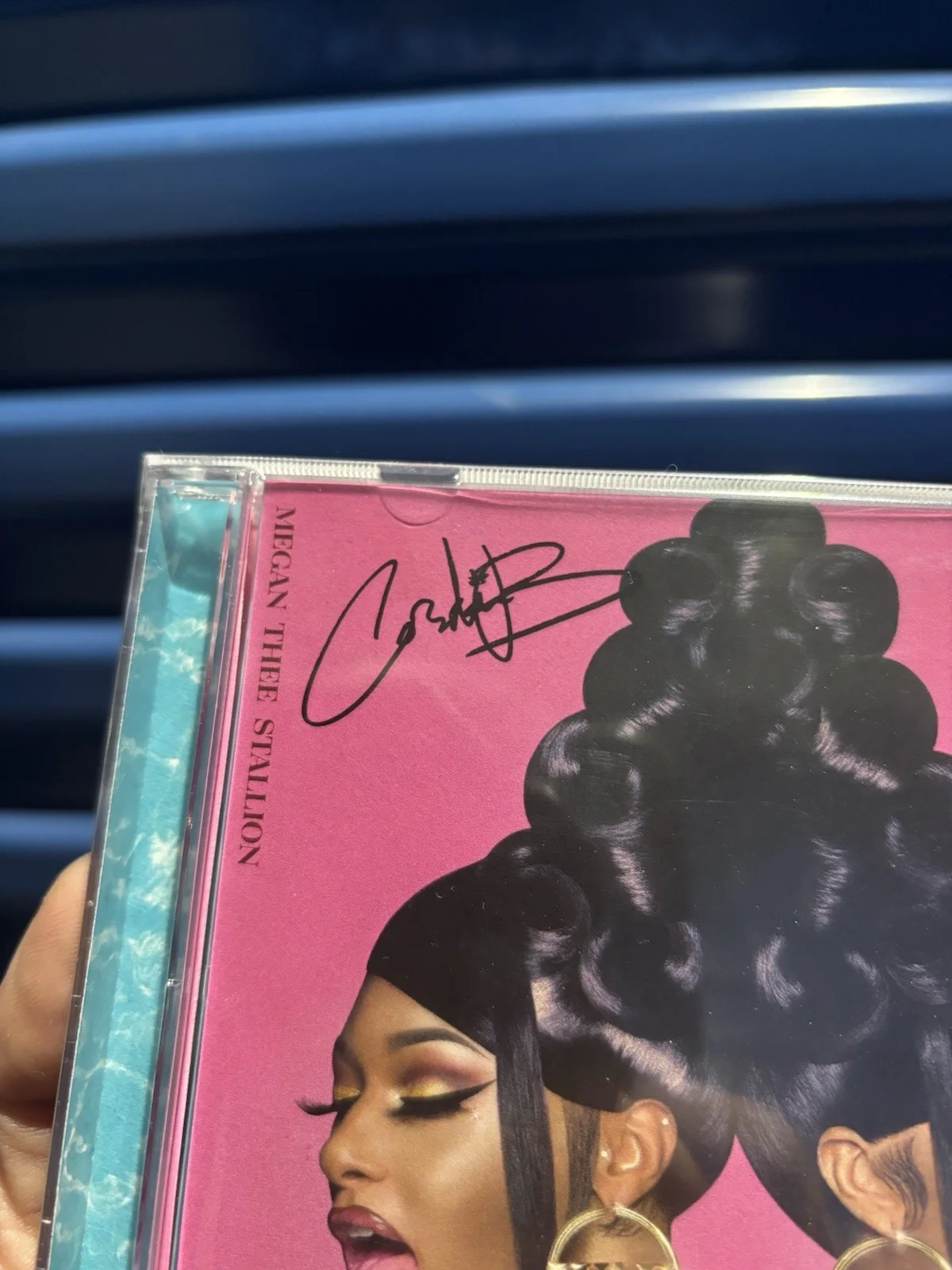 Cardi B Wap Autograph Stamped CD, image 2