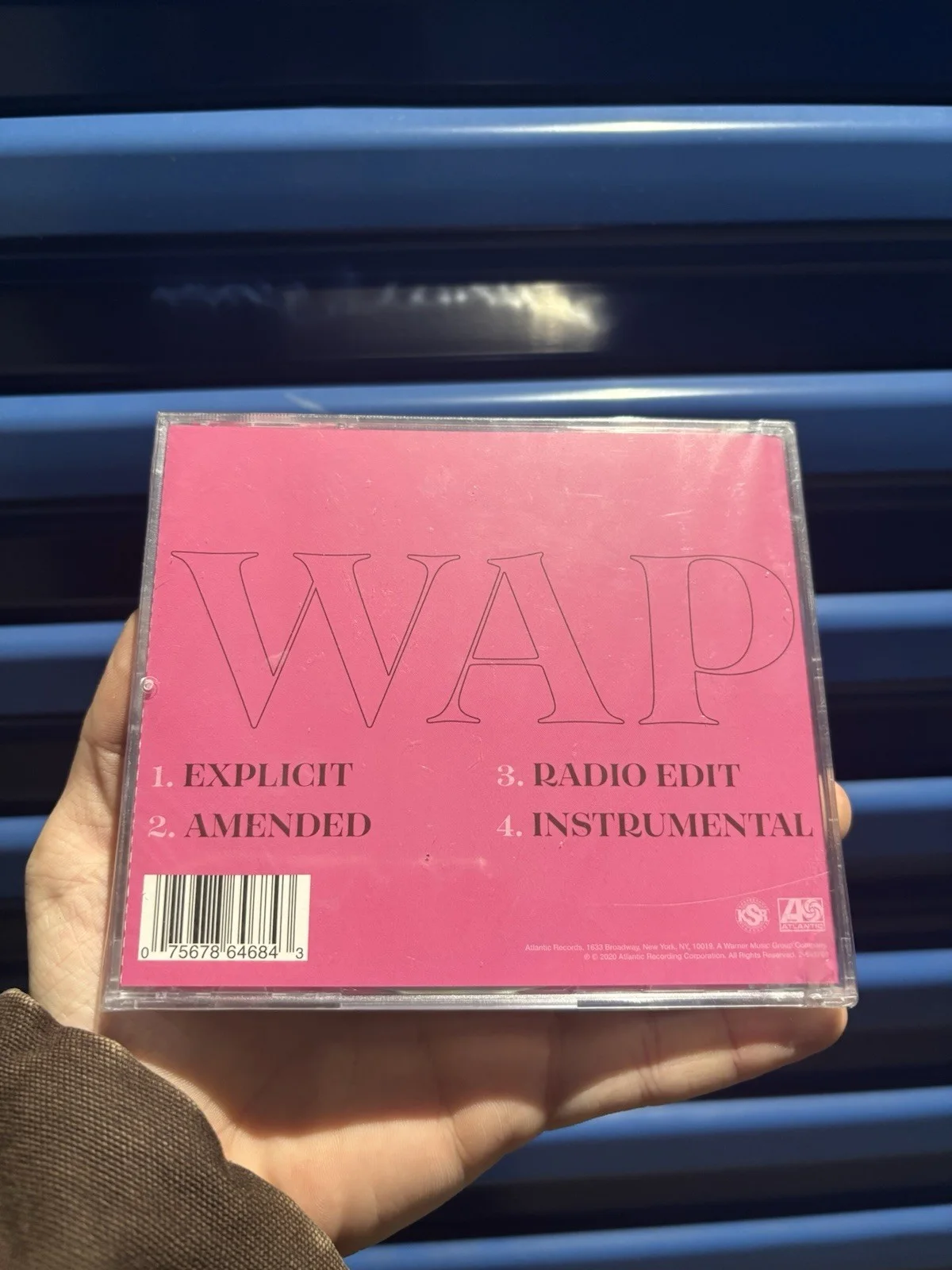 Cardi B Wap Autograph Stamped CD, image 3