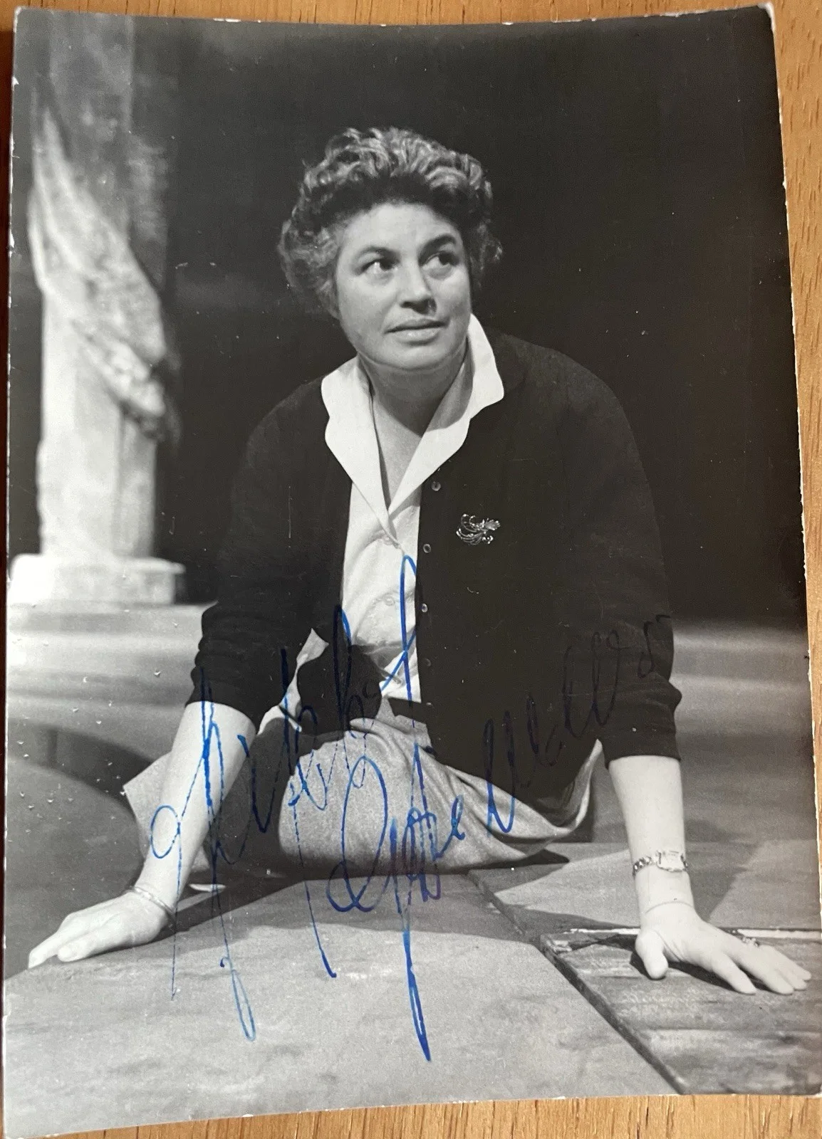 German Opera Soprano Elisabeth Grummer Autographed Photo, image 2