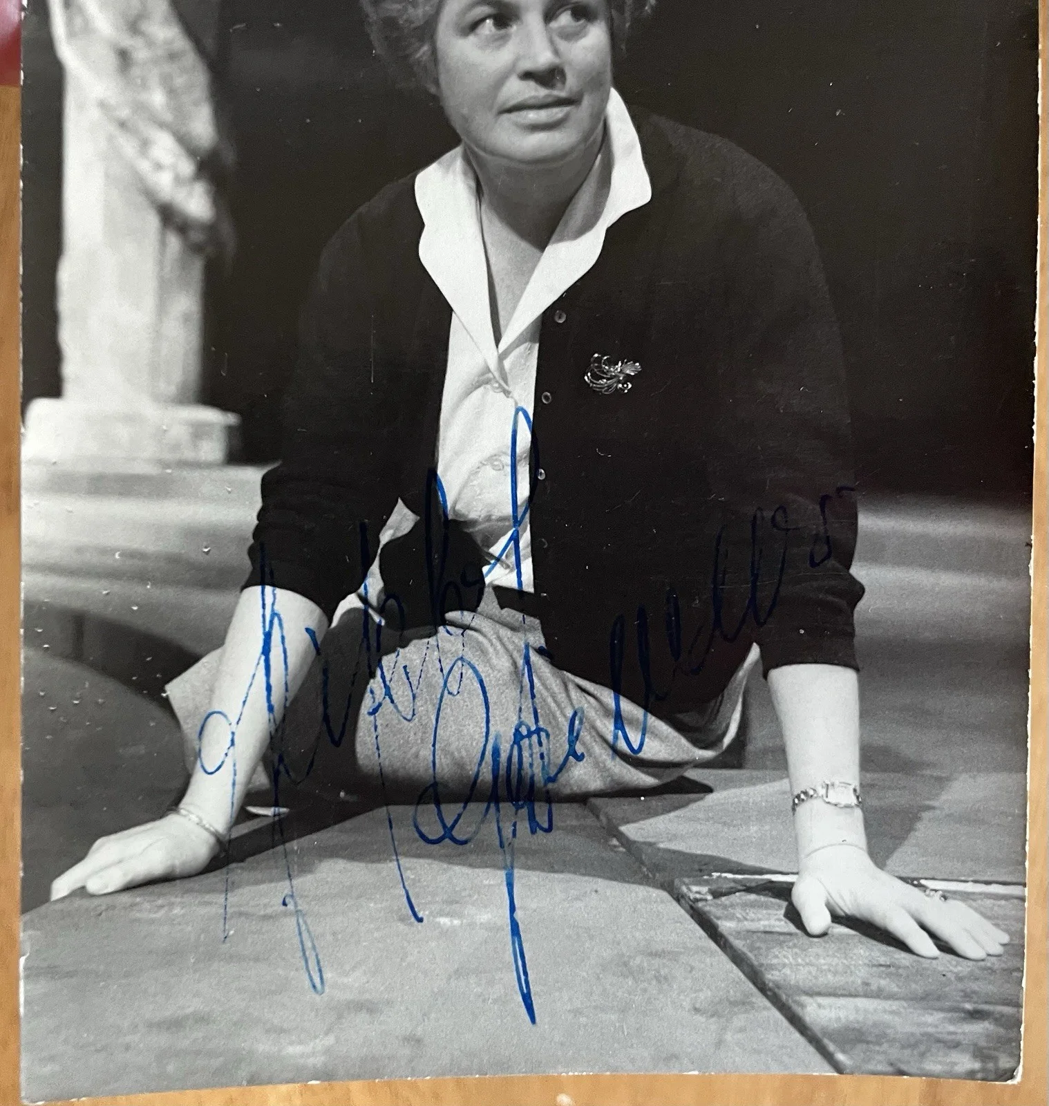 German Opera Soprano Elisabeth Grummer Autographed Photo, image 3