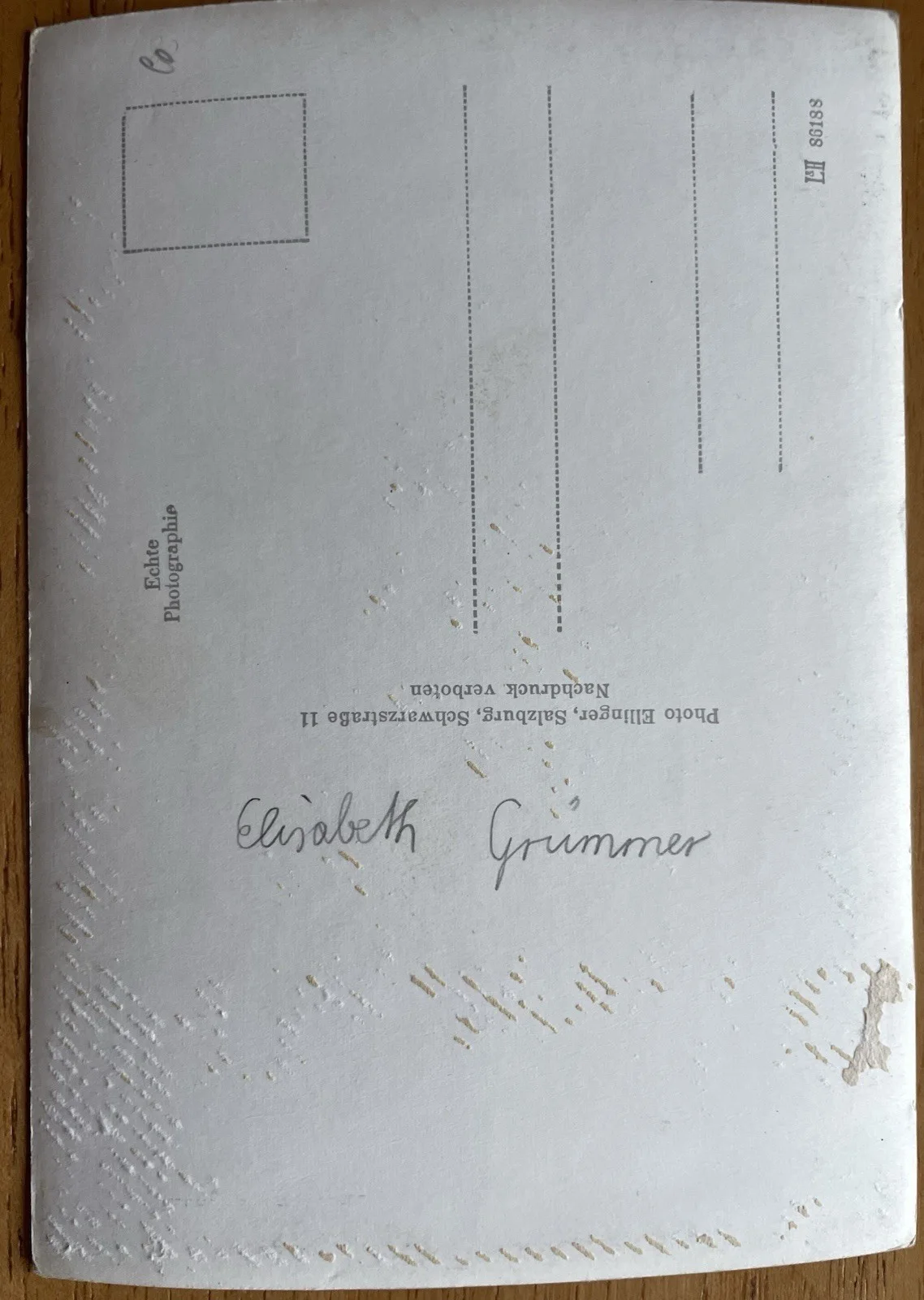 German Opera Soprano Elisabeth Grummer Autographed Photo, image 4
