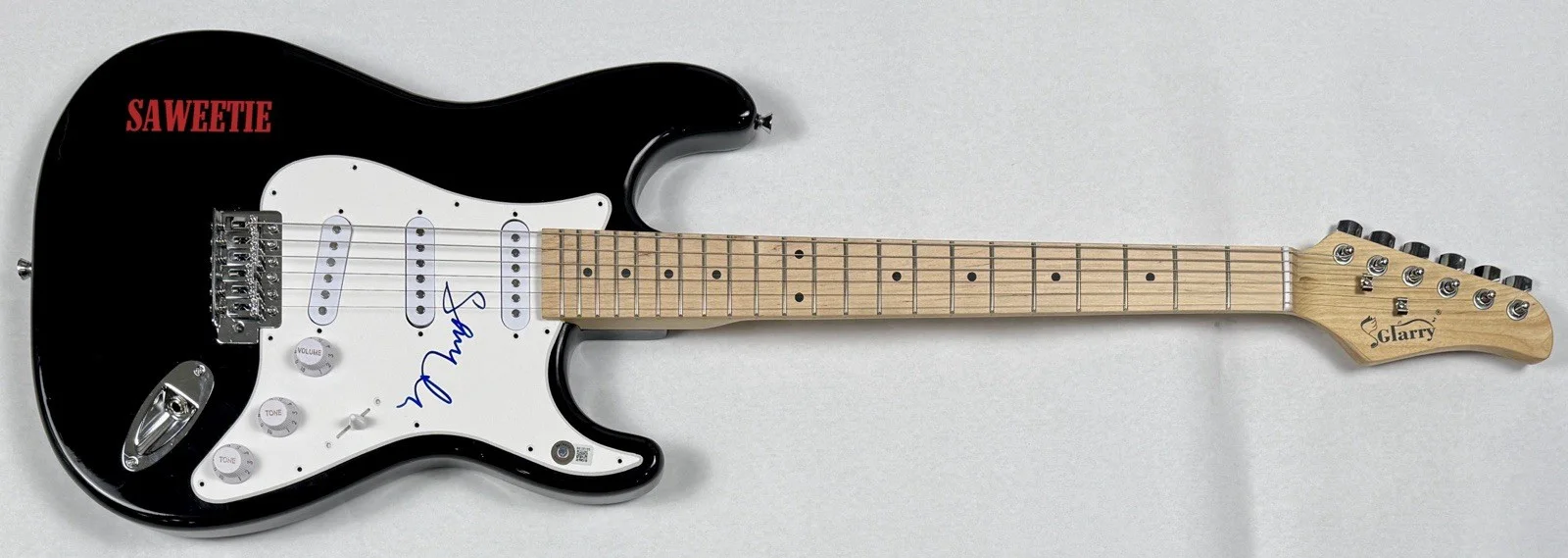 Saweetie Signed Autograph Electric Guitar My Type Rapper Hip Hop Beckett COA, image 4