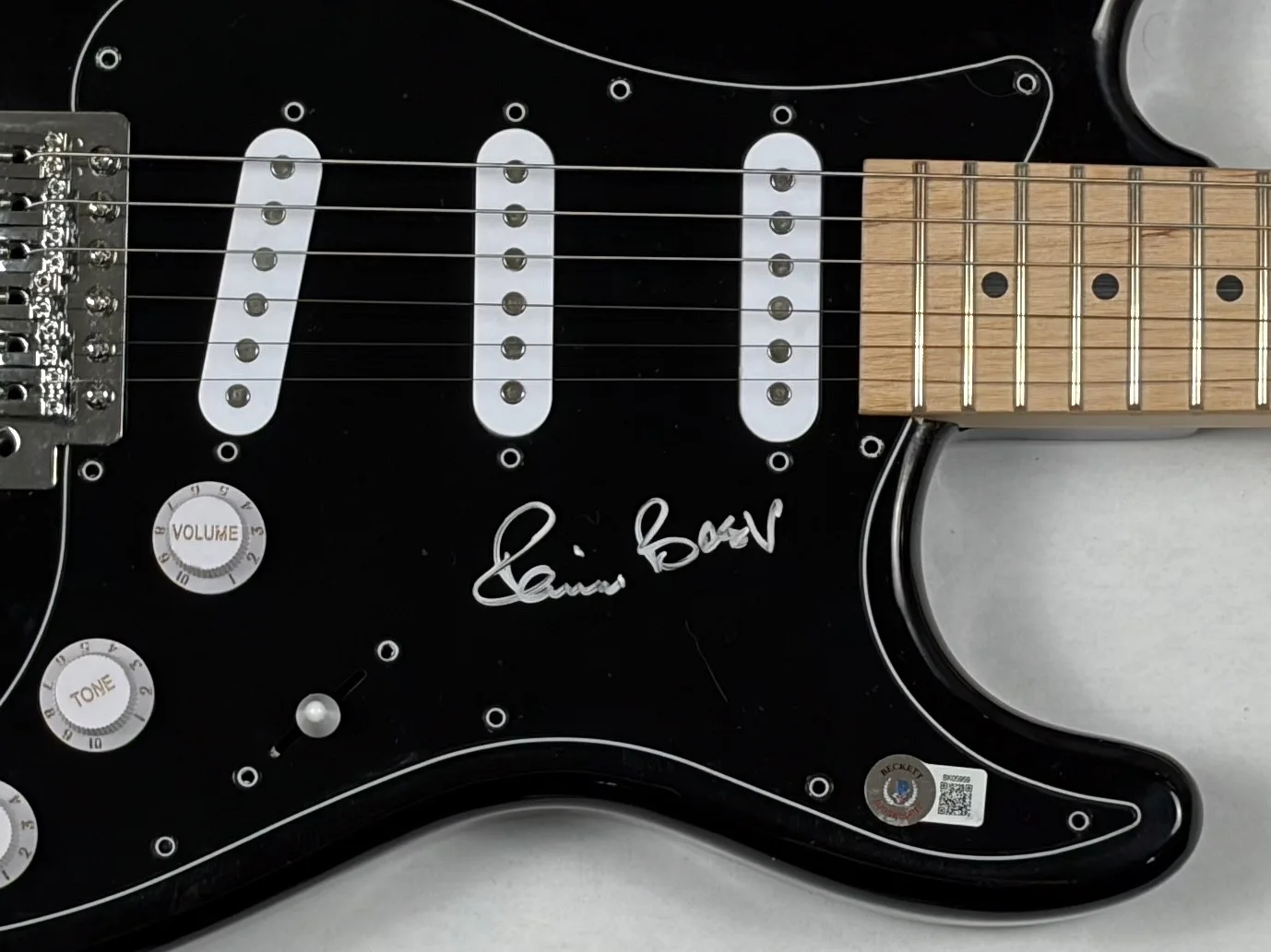 Pete Best The Beatles Signed Autograph Electric Guitar Fifth Beatle Beckett COA, изображение 4