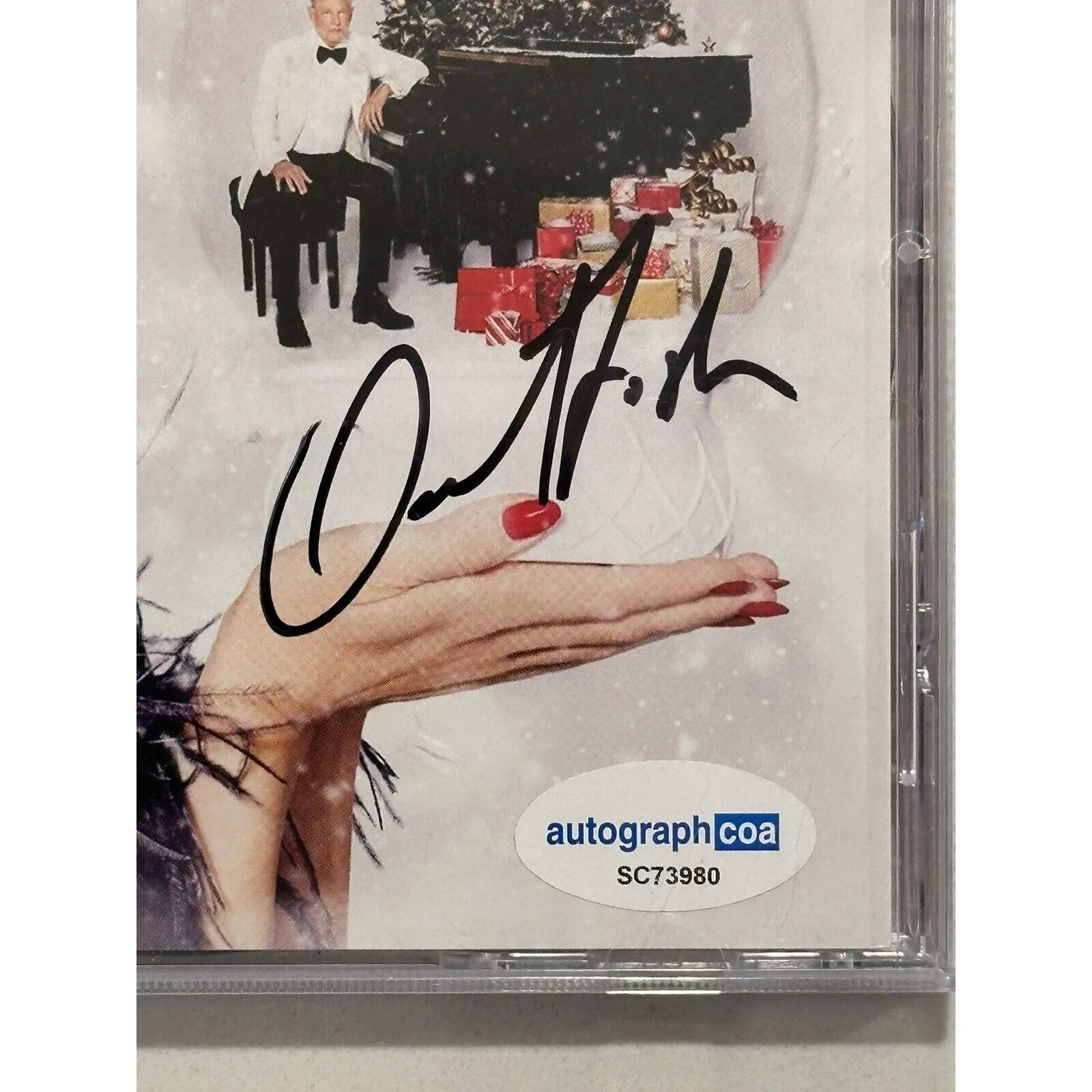 DAVID FOSTER KATHARINE MCPHEE Signed Autograph CD "Christmas Songs" ACOA, изображение 4