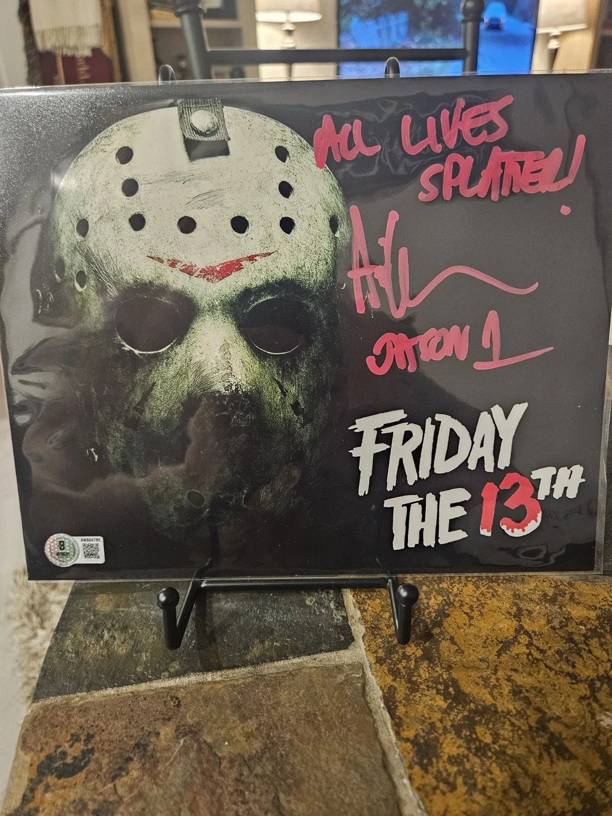 Jason 1 — Friday the 13th Autographed 8x10