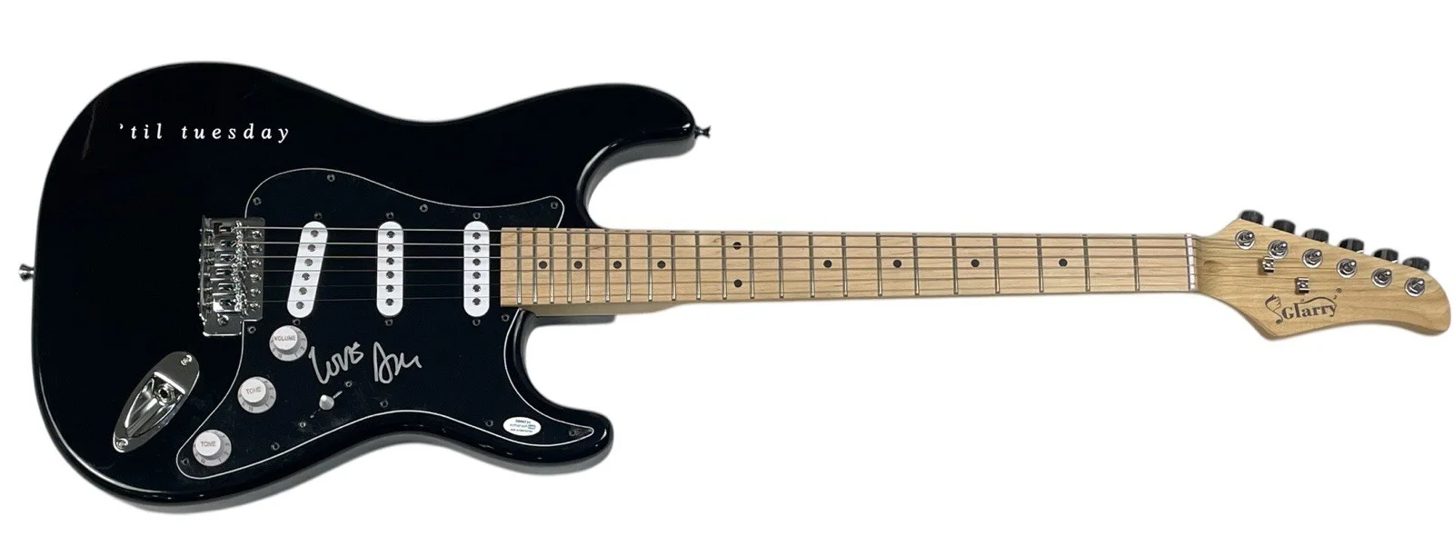 Aimee Mann 'Til Tuesday Signed Autograph Electric Guitar The Big Lebowski ACOA, image 2