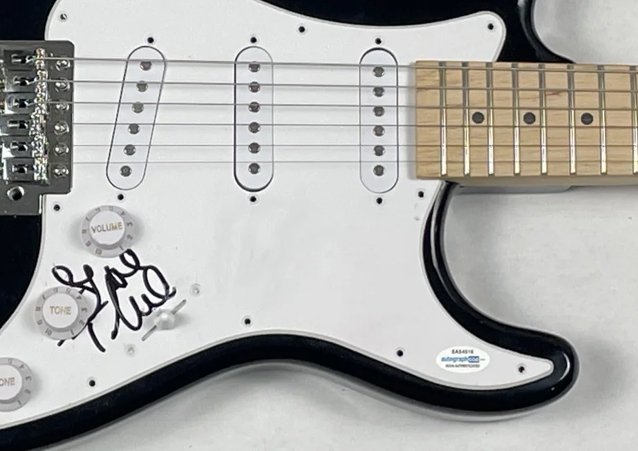 George Thorogood Signed Electric Guitar Terminator 2 Bad To The Bone ACOA COA, изображение 4