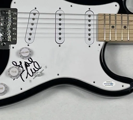George Thorogood Signed Electric Guitar Terminator 2 Bad To The Bone ACOA COA, изображение 5