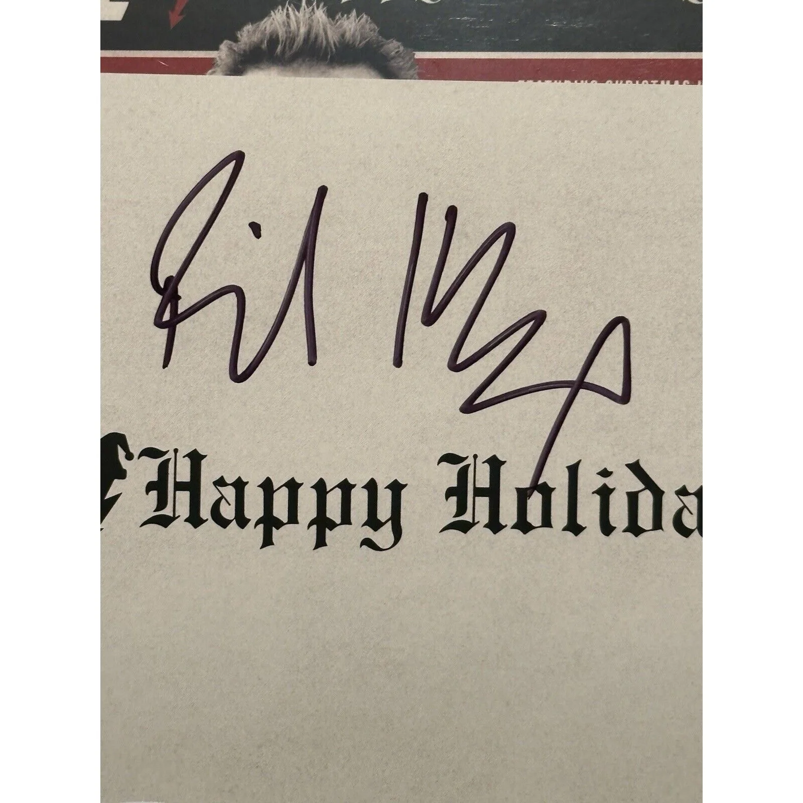 BILLY IDOL - AUTOGRAPHED "HAPPY HOLIDAYS" SIGNED CD BOOKLET NEW SEALED COA, image 4