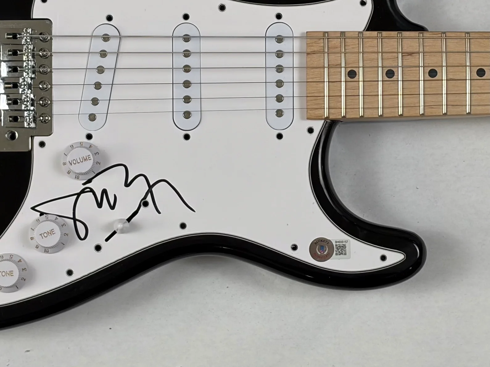 Jerry Harrison TALKING HEADS Signed Autograph Electric Guitar Band Guitarist BAS, image 4