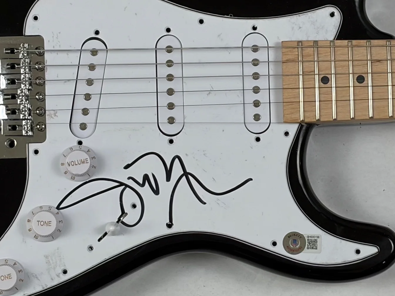 Jerry Harrison Talking Heads Signed Autograph Electric Guitar Beckett COA, изображение 4