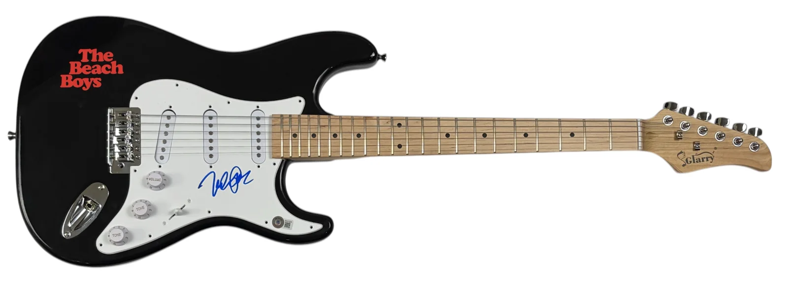 Mike Love The Beach Boys Signed Autograph Electric Guitar Beckett BAS COA, изображение 2