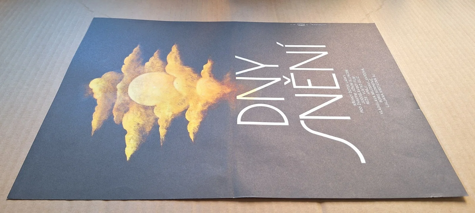 DNY SNENI, DAYS OF DREAMS, ORIGINAL A3 CZECH MOVIE POSTER, JAN TOMANEK, изображение 4