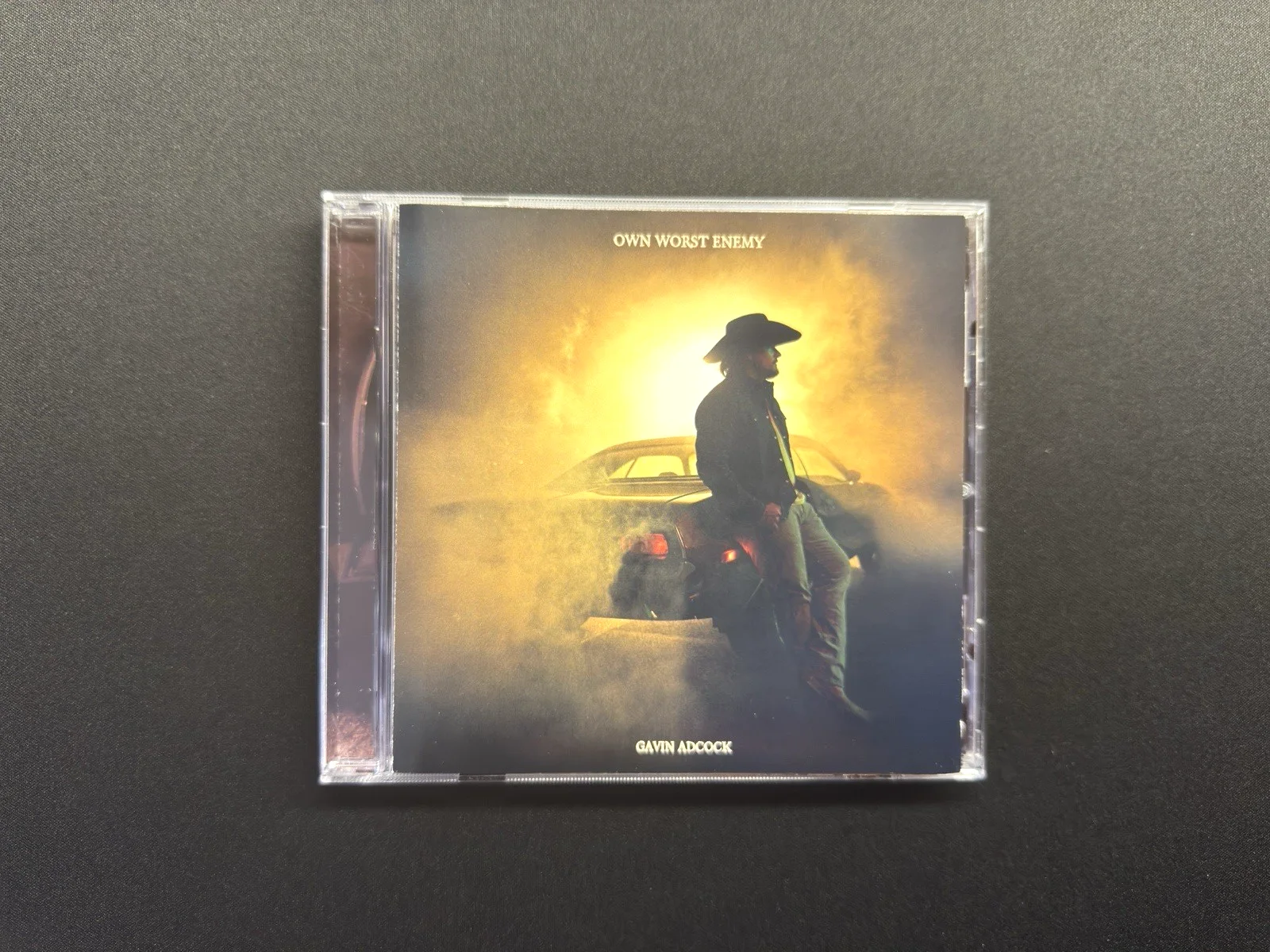 GAVIN ADCOCK Signed Autographed CD insert Own Worst Enemy with CD & case, image 3