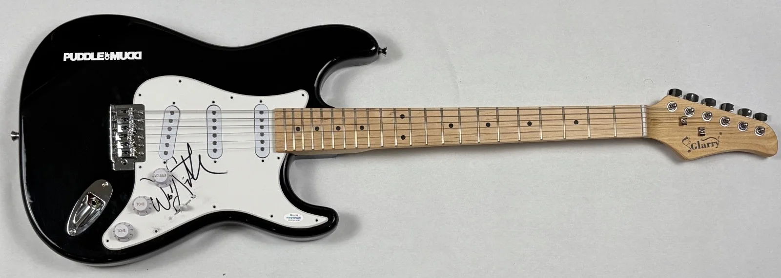 Wes Scantlin Puddle of Mudd Signed Autograph Electric Guitar Band Singer ACOA, изображение 3