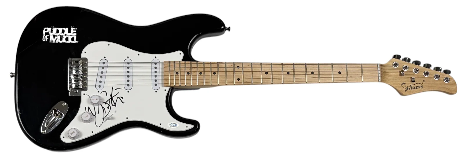 Wes Scantlin Puddle of Mudd Signed Autograph Electric Guitar Band Singer ACOA, изображение 2