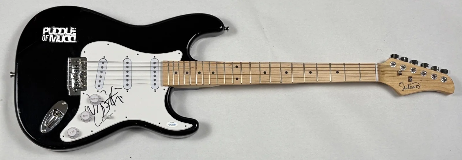 Wes Scantlin Puddle of Mudd Signed Autograph Electric Guitar Band Singer ACOA, изображение 3