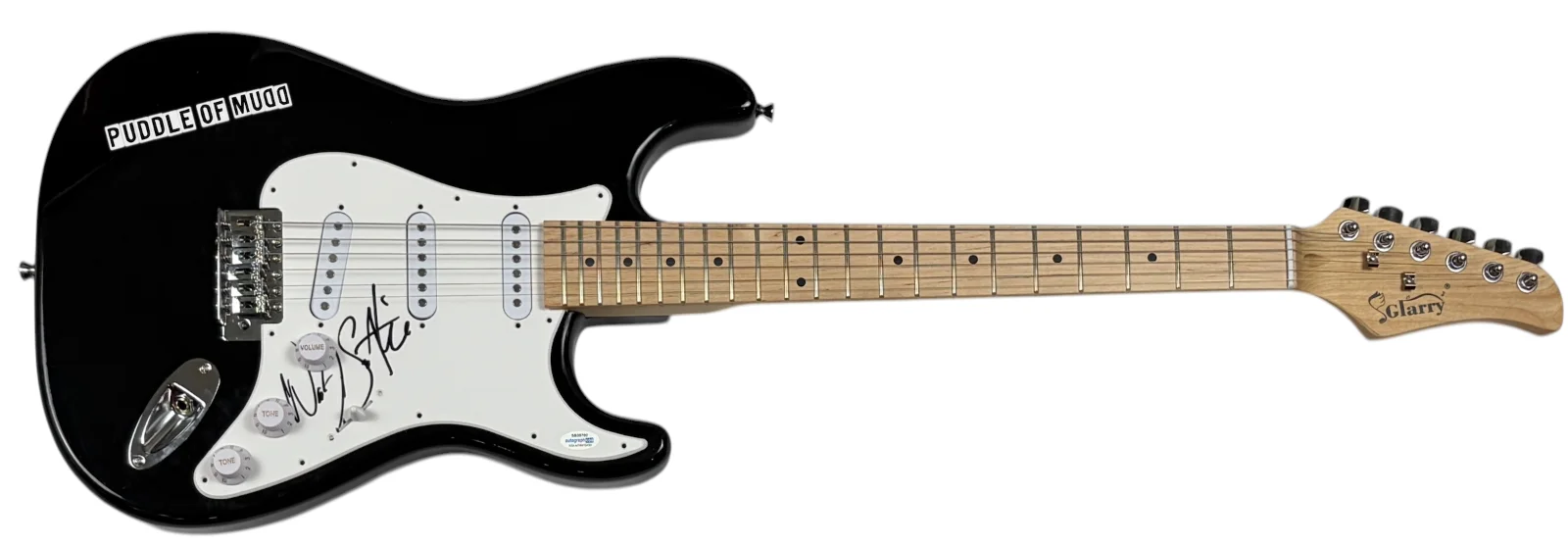 Wes Scantlin Puddle of Mudd Signed Autograph Electric Guitar Band Singer ACOA, изображение 2