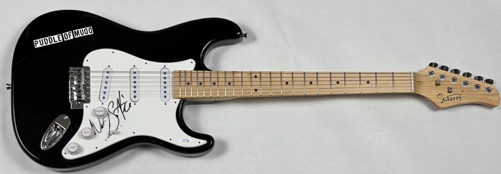 Wes Scantlin Puddle of Mudd Signed Autograph Electric Guitar Band Singer ACOA, изображение 3