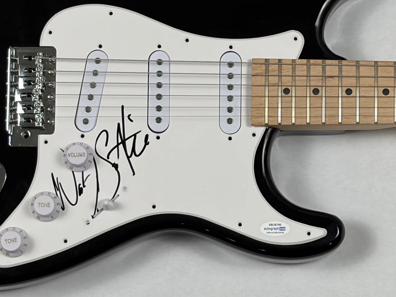 Wes Scantlin Puddle of Mudd Signed Autograph Electric Guitar Band Singer ACOA, изображение 4