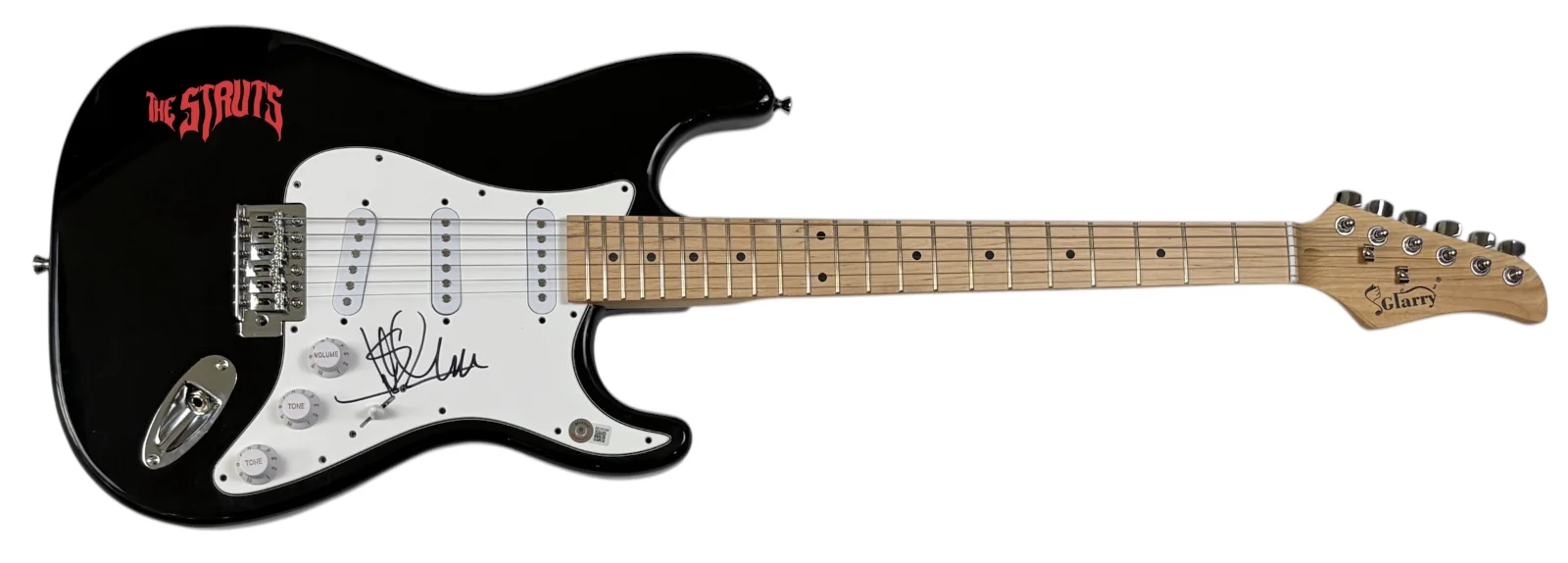 Luke Spiller The Struts Signed Autograph Electric Guitar Band Singer Beckett COA, image 2