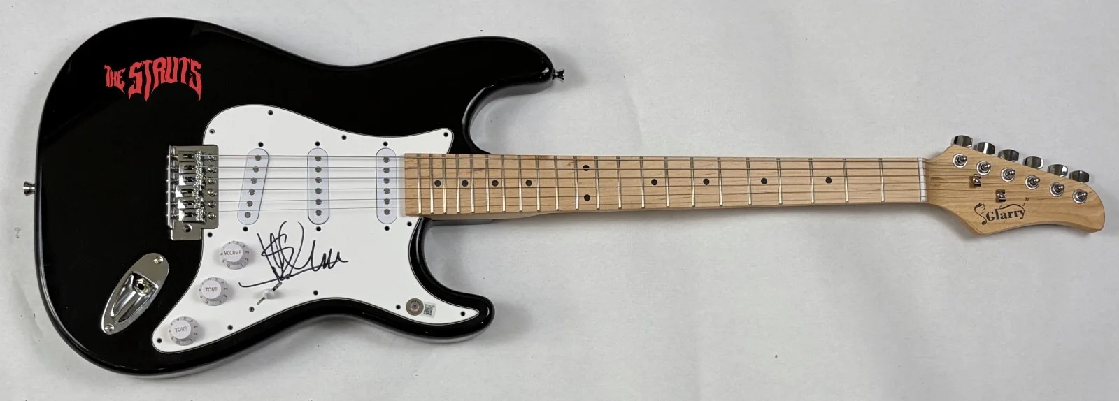 Luke Spiller The Struts Signed Autograph Electric Guitar Band Singer Beckett COA, image 3