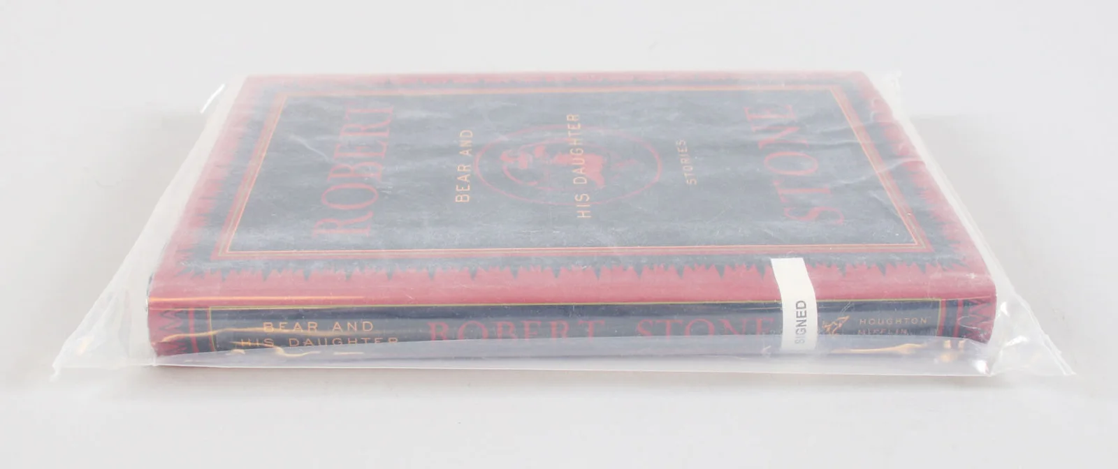 Robert Stone Signed Book - Bear And His Daughter Un-Opened - COA, image 2