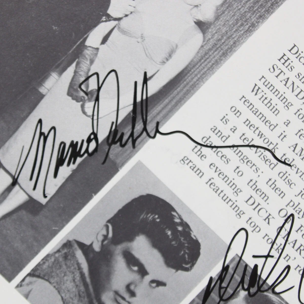 Dick Clark Signed Photo w/ 10 Others Incl. Frankie Avalon etc. - COA JSA, изображение 3