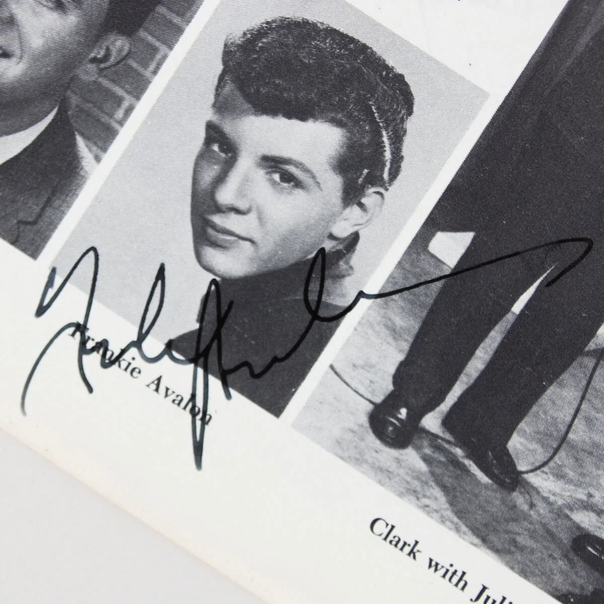 Dick Clark Signed Photo w/ 10 Others Incl. Frankie Avalon etc. - COA JSA, изображение 4