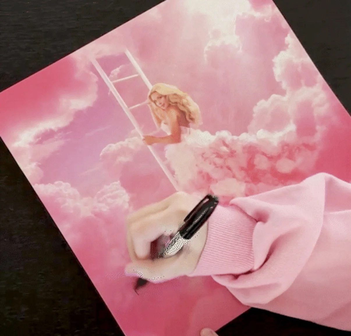 MEGAN MORONEY Cloud 9: Megan's Signature Pink Signed Vinyl LP In Hand, Fast📦, изображение 2